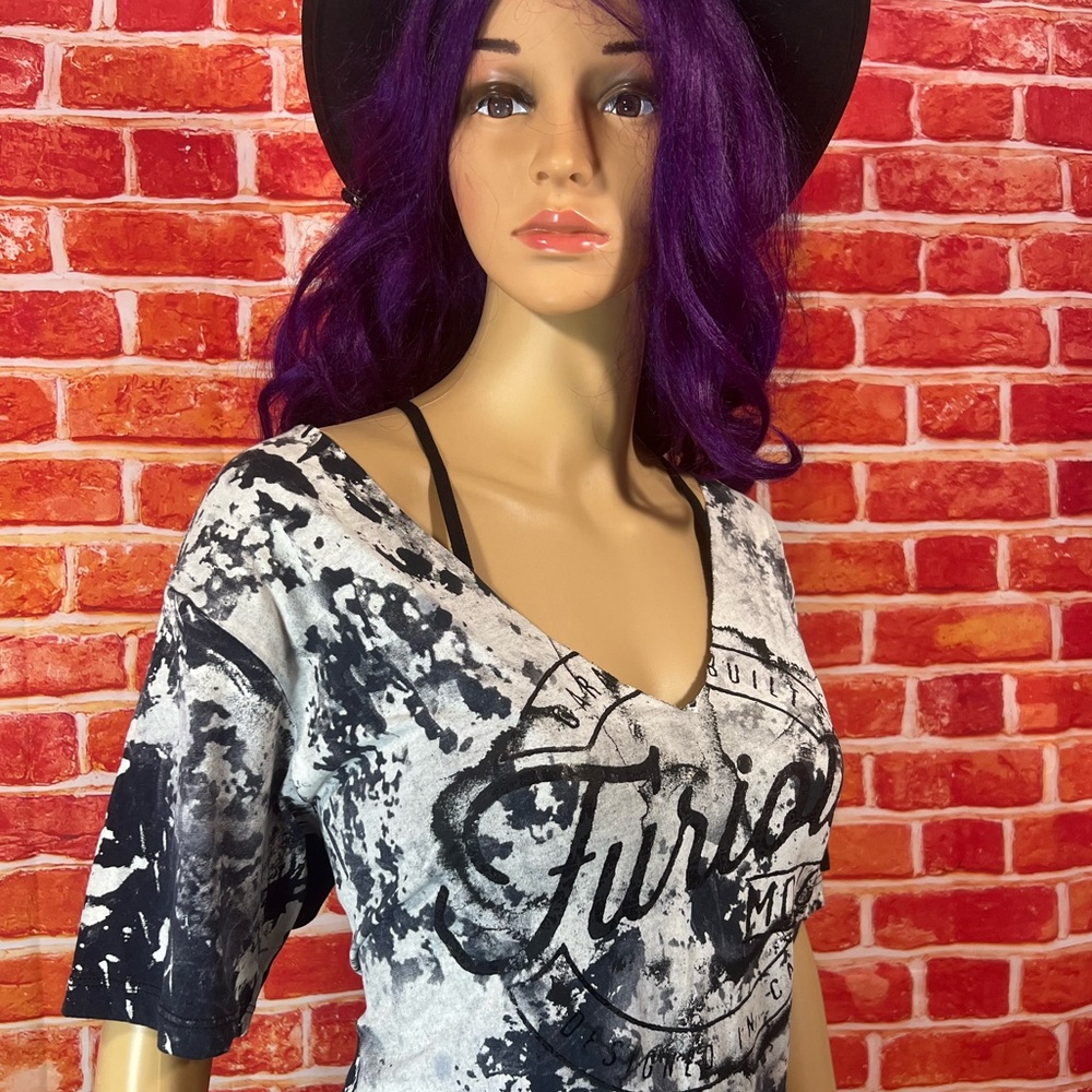 Fast and furious by Affliction Women’s T-Shirt - Picture 6 of 13